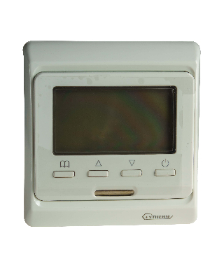 Термостат для теплого пола программируемый        ST16, с датчиком пола и температуры воздуха, 16А, белый