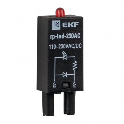Модуль светодиодный 230 VAC для промежуточных релеRP EKF AVERES