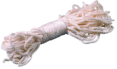 Веревка капроновая, d=4,0 мм, 20 м, 180 кгс, 6,5 ктекс