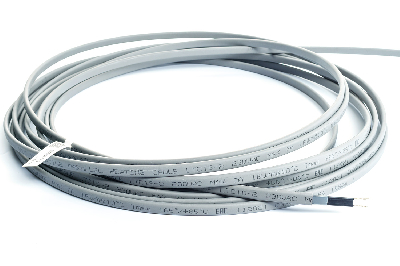 Саморегулирующийся нагревательный кабель          неэкранированный бытового применения для стальных трубопроводов, 16 Вт/м, 17AWG, термопласт