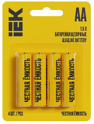 Батарейка щелочая Alkaline Optima LR06/AA (4шт/блистер)