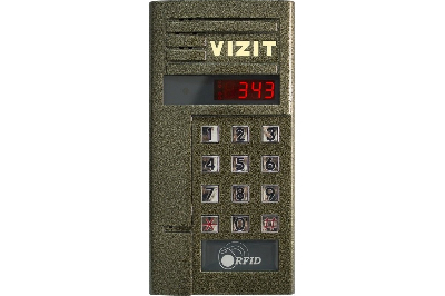 Блок вызова аудиодомофона (вызывная панель) до 200 абонентов со считывателем ключей RF БВД-343R